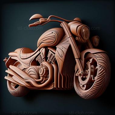 3D мадэль Suzuki Intruder M800 (STL)